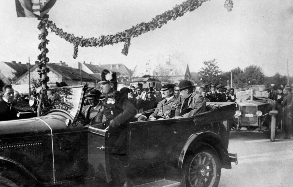 Horthy Miklós és Klebelsberg Kuno 1930. október 25-én Szegeden