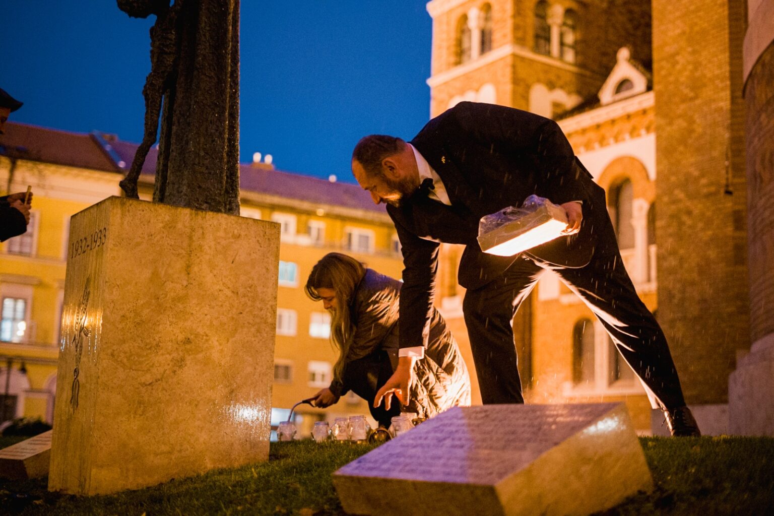 Megemlékezés a Holodomor áldozatairól Szegeden 2025. november 21-én